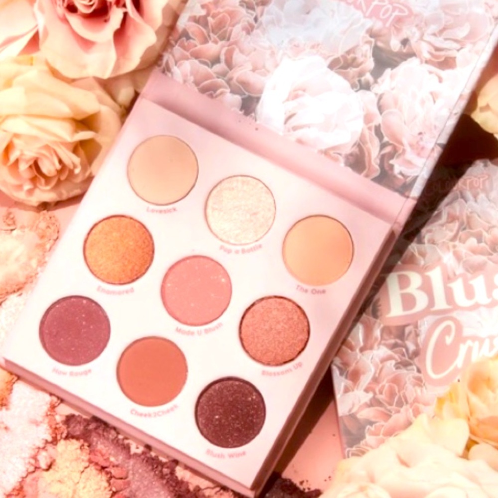 COLOURPOP BLUSH CRUSH EYESHADOW PALETTE CP BOUTIQUE UNTOUCHED NWT